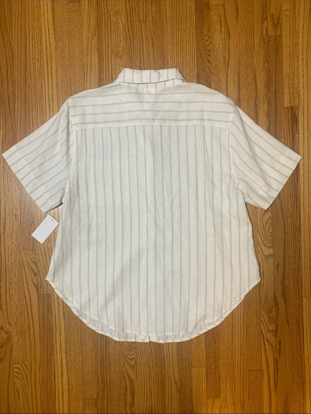 La Blanca beachwear - Delphine cost linen shirt causal short sleeve button up